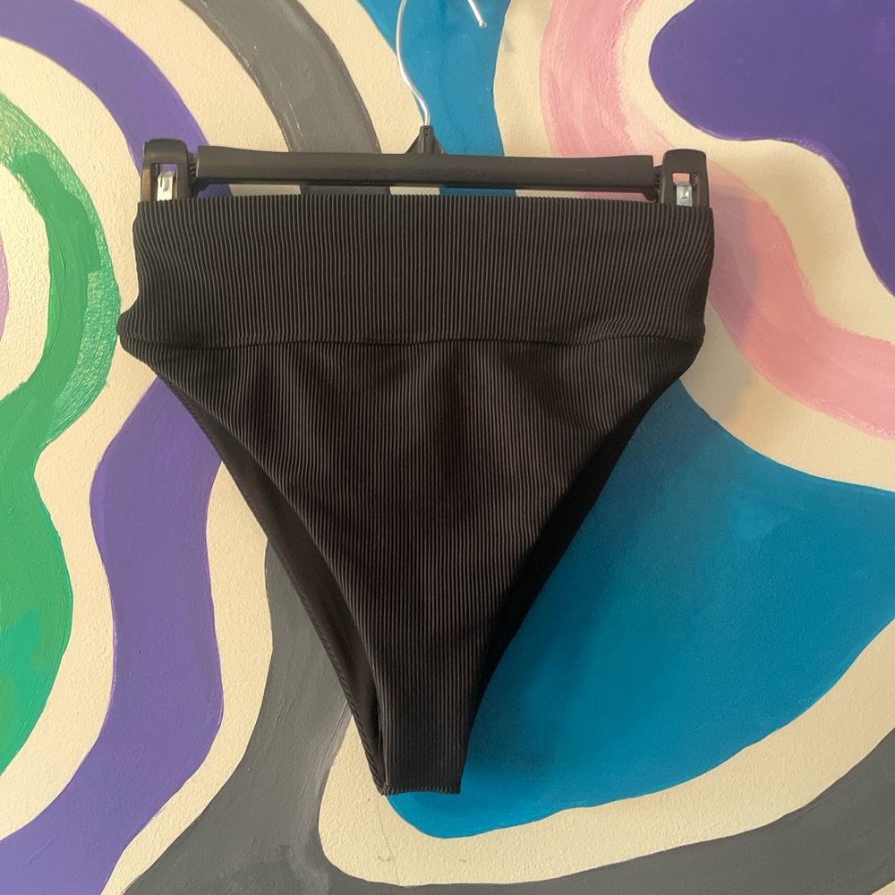 Basic High Waisted Swim Bottoms